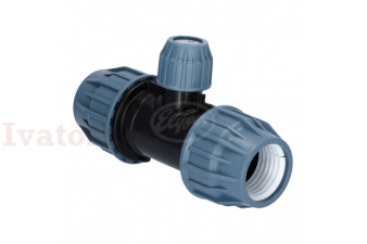 Obrázok pre T - KUS redukovaný na PE potrubie 32mm x 25mm x 32mm