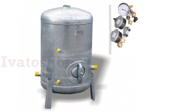 Obrázok pre Pozinkovaná tlaková nádoba Hydro - Vacuum 150L / 6 Bar s vodoznakom
