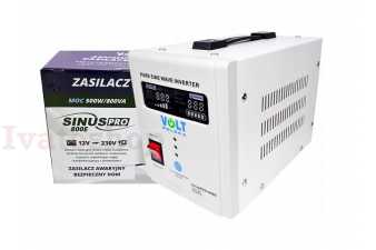 Obrázok pre Volt Polska SINUS PRO-800E 12V 500/800W menič napätia