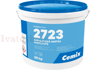 Obrázok pre CEMIX 2723 Akrylátová ryhovaná omietka zrnitosť 2,0 25kg