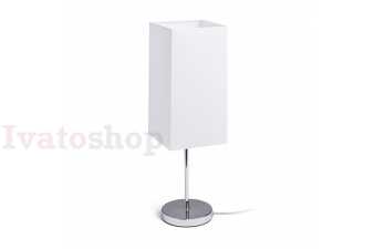 Obrázok pre NYC/TEMPO 15/30 stolná  Polycotton biela/chróm 230V LED E27 15W