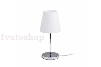 Obrázok pre NYC/CONNY 15/15 stolná  Polycotton biela/chróm 230V LED E27 11W