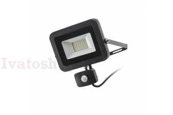 Obrázok pre PONTA reflektor so senzorom čierna  230V LED 30W 120° IP54  3000K