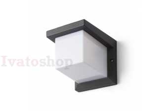 Obrázok pre HIDE SQ nástenná antracitová  230V LED E27 15W IP44