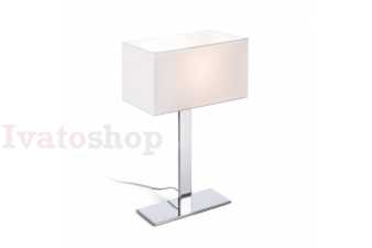 Obrázok pre PLAZA M stolná biela chróm 230V LED E27 15W