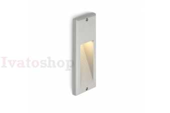 Obrázok pre FACA zápustná striebornosivá  230V LED 2W IP54  3000K