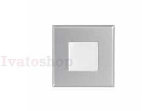 Obrázok pre SAU SQ zápustná striebornosivá 230V LED GU10 7W IP44