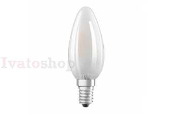 Obrázok pre OSRAM Retrofit sviečková matná 230V E14 LED EQ25 2700K