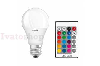 Obrázok pre OSRAM RGBW Classic A   matná 230V E27 LED EQ60  2700K