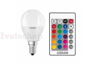 Obrázok pre OSRAM RGBW ilum  matná 230V E14 LED EQ40  2700K