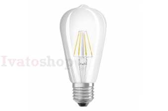 Obrázok pre OSRAM Retrofit Edison   číra 230V E27 LED EQ40  2700K