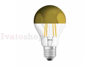 Obrázok pre OSRAM TOP Classic A   zlatá fólia 230V E27 LED EQ50  2700K