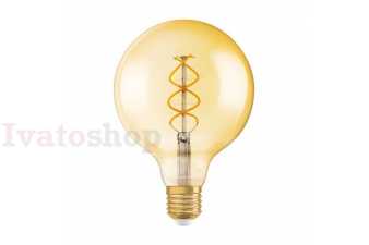 Obrázok pre OSRAM Vintage Globe 125 SPIRAL jantárová 230V E27 LED EQ25 2000K