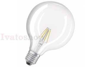 Obrázok pre OSRAM Retrofit Globe 125   číra 230V E27 LED EQ40  2700K