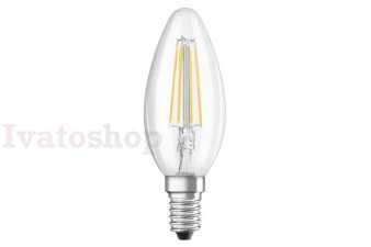 Obrázok pre OSRAM Retrofit sviečková  číra 230V E14 LED EQ40  2700K