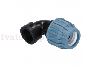 Obrázok pre KOLENO PP 90° 90mm x 3 " PN16 vnútorný závit