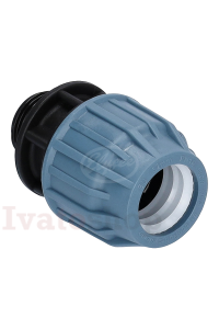 Obrázok pre Prechodový kus na PE potrubie, 25mm x 1" , PN16, vonkajší závit