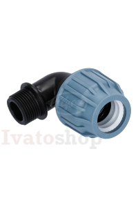 KOLENO PP 90° 25mm x 3/4 " PN16 vonkajší závit Obrázok pre KOLENO PP 90° 25mm x 3/4 " PN16 vonkajší závit
