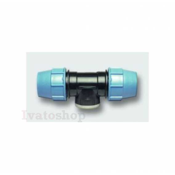 Obrázok pre T - KUS PE s vnútorným závitom 25 x 1" x 25