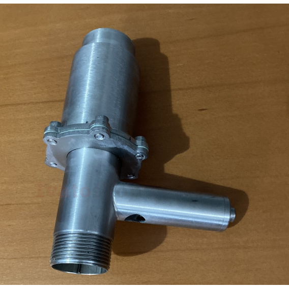 Obrázok pre Celonerezová spätná klapka s guľou a poistným ventilom 5/4" 0,6MPa