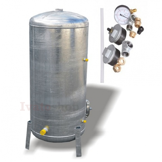 Obrázok pre Pozinkovaná tlaková nádoba Hydro - Vacuum 300L / 6 Bar s vodoznakom