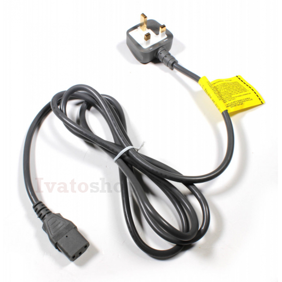 Obrázok pre Jet Dryer Napájecí kabel - UK vidlice BS1363 (Type G) / konektor IEC C13  - šedý