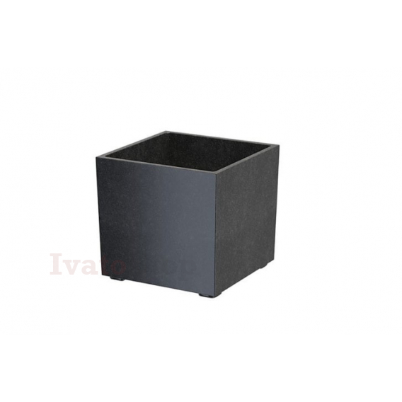 Obrázok pre Granisil granitový květináč KUBI 30 cm Černý