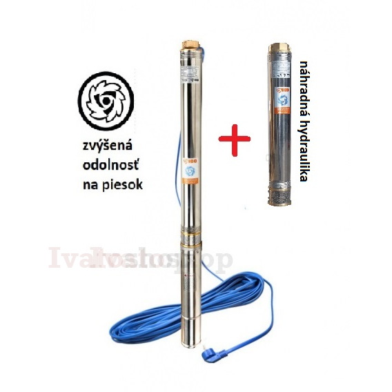 Obrázok pre Čerpací set do čerstvého vrtu 3Ti-20 - RTS, 20m kábel + náhradná hydraulika