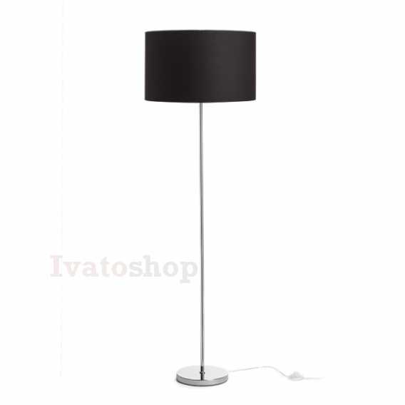 Obrázok pre NYC/RON 40/25 stojanová  Pollycotton čierna/chróm 230V LED E27 15W