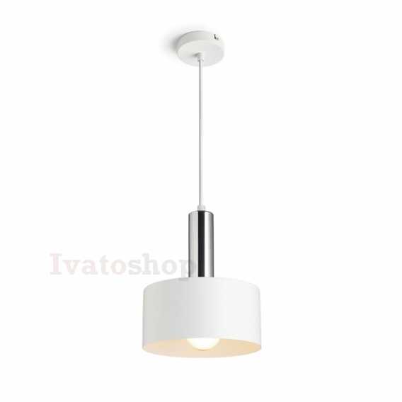 Obrázok pre GIULIA 20 závesná biela chróm 230V LED E27 15W