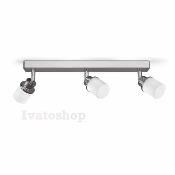 Obrázok pre LINN III prisadená  opálové sklo/chróm 230V LED G9 3x3W IP44