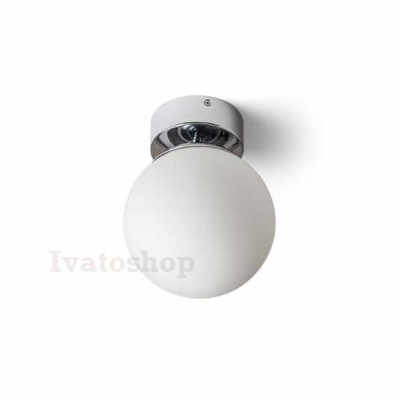 Obrázok pre BOLLY 17 stropná  opálové sklo/chróm 230V LED E27 11W IP44