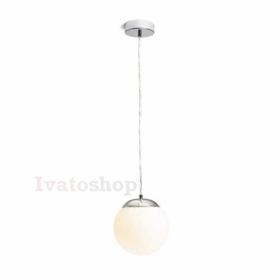 Obrázok pre BOLLY 17 závesná  opálové sklo/chróm 230V LED E27 11W IP44