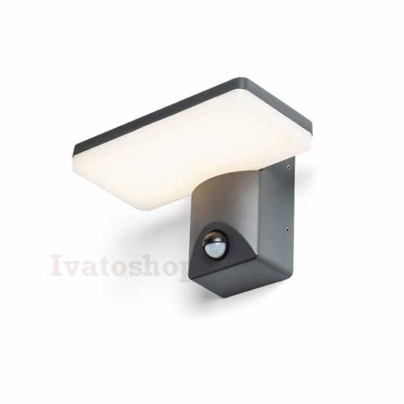 Obrázok pre RINA PIR nástenná antracitová  230V LED 12W IP65  3000K