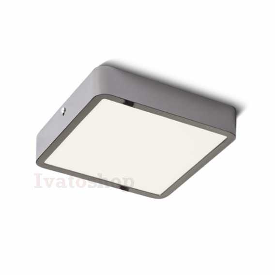 Obrázok pre HUE SQ 17 stropná  čierny chróm 230V LED 18W  3000K