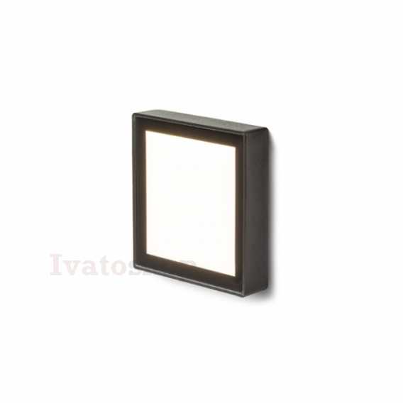 Obrázok pre DEJAVU SQ 9 zápustná čierna  230V LED 3.5W IP65  3000K