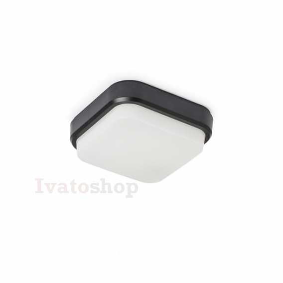 Obrázok pre TARIS SQ 17 prisadená čierna plast 230V LED 8W IP54  3000K