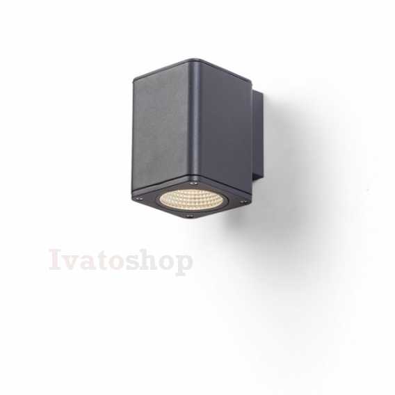 Obrázok pre MIZZI SQ I nástenná antracitová  230V LED 12W 44° IP54  3000K