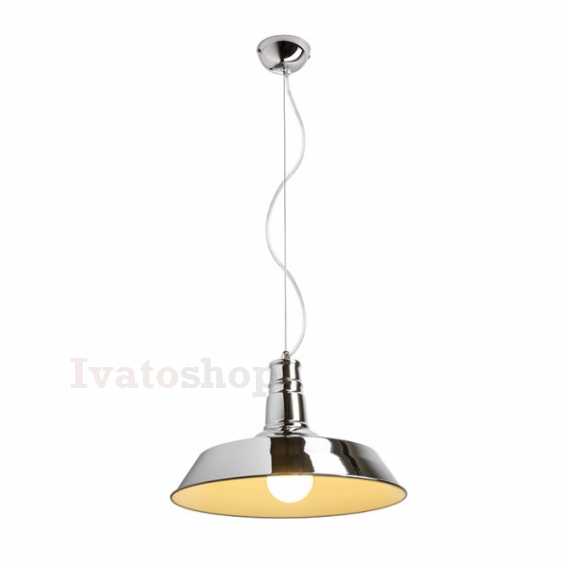 Obrázok pre GOLDIE 46 závesná vnútorná biela  chróm 230V LED E27 30W