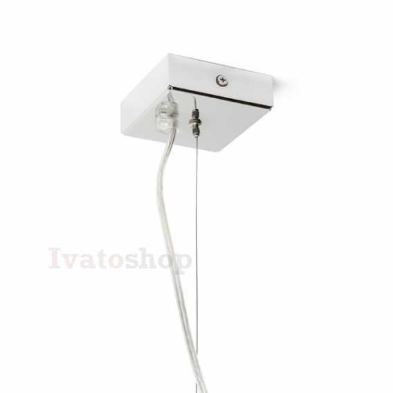 Obrázok pre LUCIA 15x15 závesná  satinované sklo/chróm 230V LED G9 5W