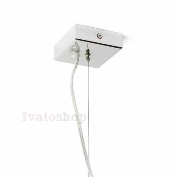 Obrázok pre LUCIA 30x10 závesná  satinované sklo/chróm 230V LED E27 15W