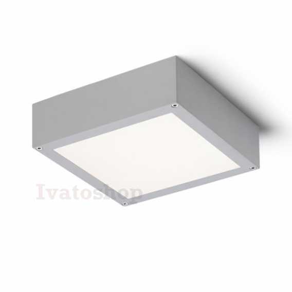 Obrázok pre SCOTT stropný striebornosivá  230V LED 9.8W IP54  3000K