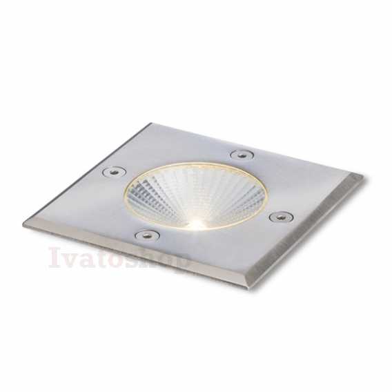 Obrázok pre RIZZ SQ 105   nerez 230V LED 3W 96° IP65  3000K