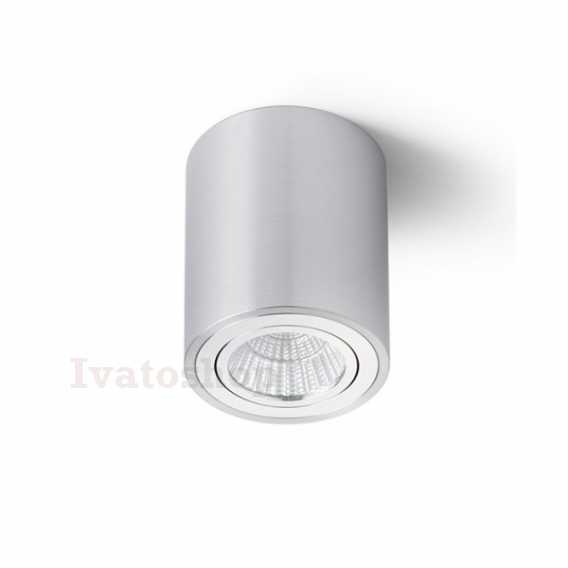 Obrázok pre MAYO R stropná výklopná  česaný hliník 230V LED 9W 36°  2700K