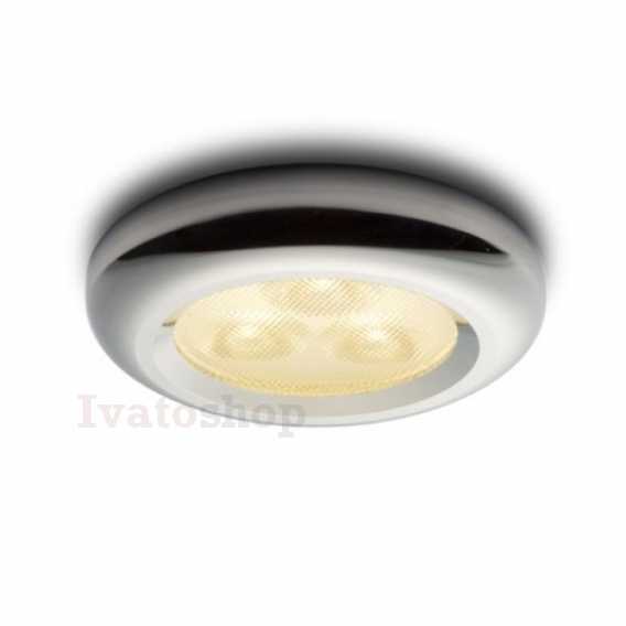 Obrázok pre ESTA LED LED zápustná vr. ovládača  chróm 230V/350mA LED 3x1W  3000K