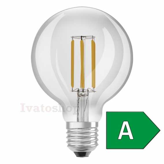 Obrázok pre OSRAM ULTRA ECONOMY 210lm/W Globe 95   číra 230V E27 LED EQ60  3000K