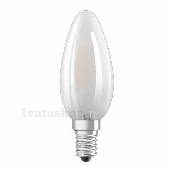 Obrázok pre OSRAM Retrofit sviečková matná 230V E14 LED EQ25 2700K