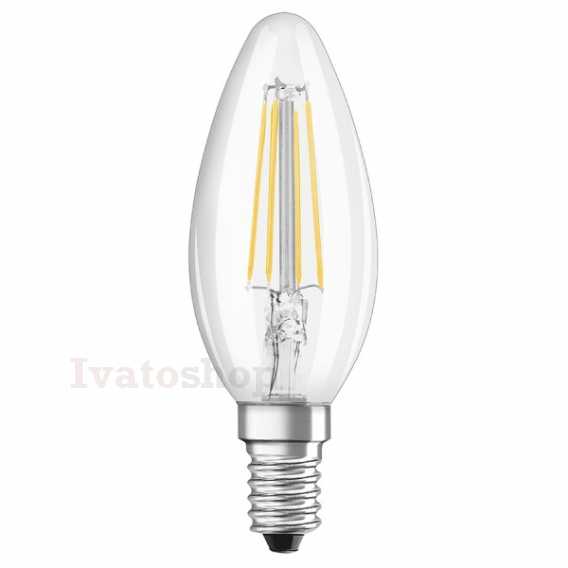 Obrázok pre OSRAM Retrofit sviečková  číra 230V E14 LED EQ60  2700K