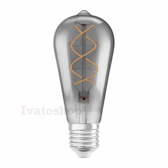 Obrázok pre OSRAM Vintage Edison SPIRAL  dymová 230V E27 LED EQ15  1800K