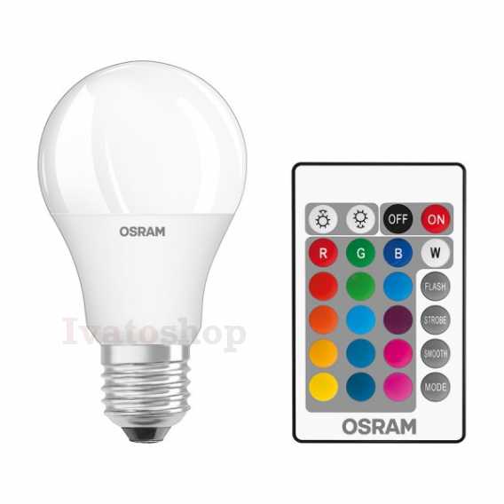 Obrázok pre OSRAM RGBW Classic A   matná 230V E27 LED EQ60  2700K